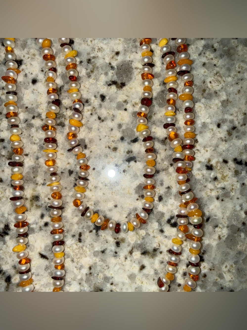 Baltic Amber 3 strand necklace